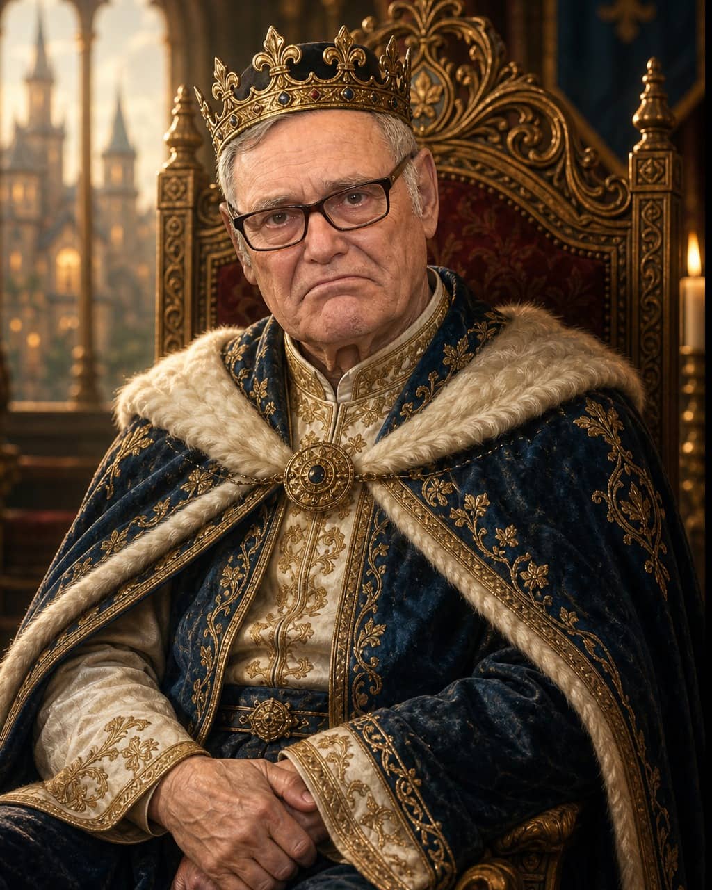 Portada del cuento «El rey está triste»